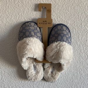 COACH slippers!!  Sooooo soft!!